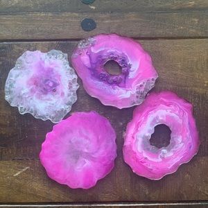 COPY - Geode inspired coaster set